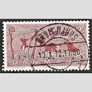 FRIM�RKER DANMARK | 1970 - AFA 504 - Dansk skibsfart - 50 �re brunlilla/r�d - Lux Stemplet �rum