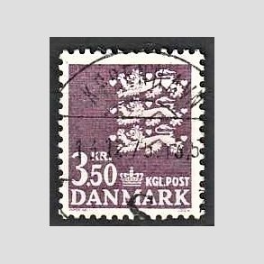 FRIMRKER DANMARK | 1972 - AFA 529 - Rigsvben 3,50 Kr. violet - Pragt Stemplet