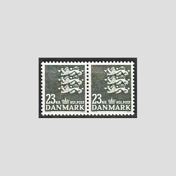 FRIMRKER DANMARK | 1990 - AFA 959 - Rigsvben - 23,00 Kr. grnsort i par - Postfrisk