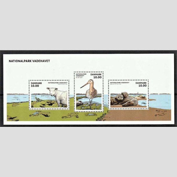 FRIMRKER DANMARK | 2015 - AFA 1810A - Nationalpark Vadehavet - 30,00 Kr. Miniark - Postfrisk