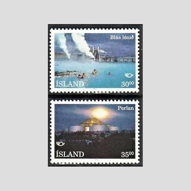 FRIMRKER ISLAND | 1993 - AFA 776,777 - Norden frimrker, turisme - 30,00 + 35,00 kr. flerfarvet - Postfrisk