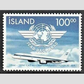 FRIMRKER ISLAND | 1994 - AFA 800 - ICAO - 100,00 kr. flerfarvet - Postfrisk