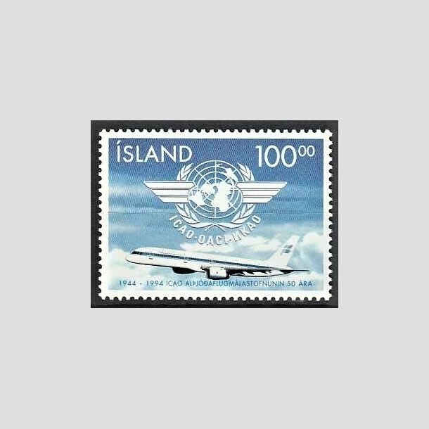 FRIMRKER ISLAND | 1994 - AFA 800 - ICAO - 100,00 kr. flerfarvet - Postfrisk