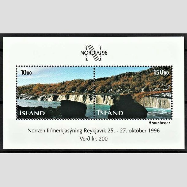 FRIMRKER ISLAND | 1995 - AFA 820-21 - Frimrketes dag - Miniark flerfarvet - Postfrisk