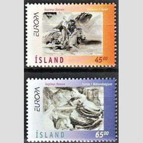 FRIMRKER ISLAND | 1997 - AFA 857,858 - Europamrker - 45,00 + 65,00 kr. flerfarvet - Postfrisk