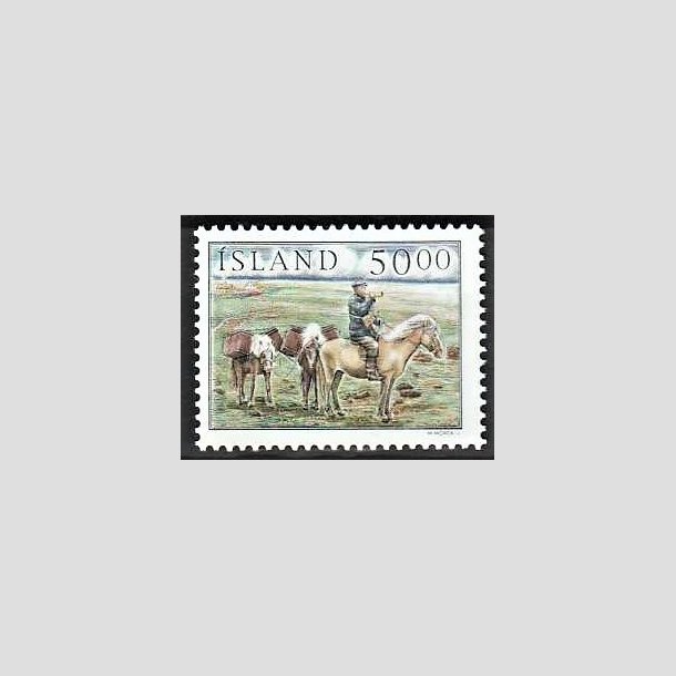 FRIMRKER ISLAND | 1997 - AFA 864 - Landpostbud - 50,00 kr. flerfarvet - Postfrisk