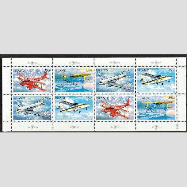 FRIMRKER ISLAND | 1997 - AFA 851-54 - Postfly - Sammentryk flerfarvet - Postfrisk