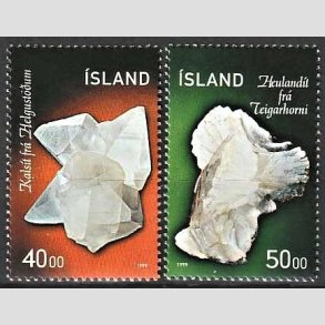 FRIMRKER ISLAND | 1999 - AFA 902,903 - Mineraler - 40,00 + 50,00 kr. flerfarvet - Postfrisk