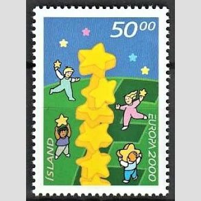 FRIMRKER ISLAND | 2000 - AFA 938 - Europa-frimrke - 50,00 kr. flerfarvet - Postfrisk