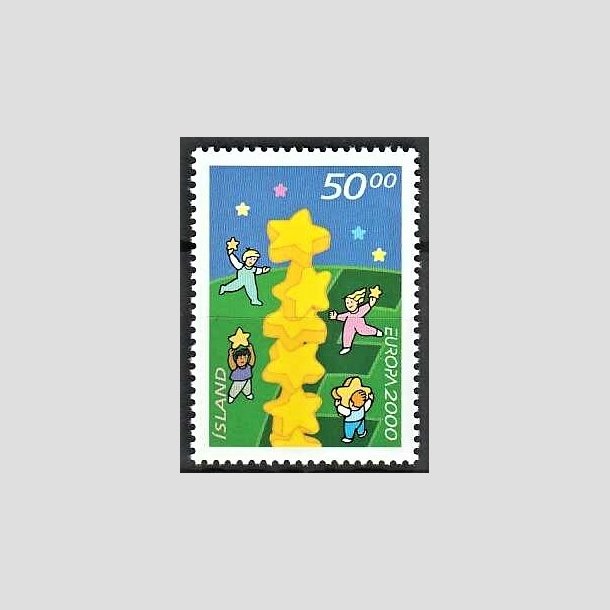 FRIMRKER ISLAND | 2000 - AFA 938 - Europa-frimrke - 50,00 kr. flerfarvet - Postfrisk