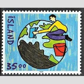 FRIMRKER ISLAND | 1999 - AFA 925 - Fremtiden - 35,00 kr. flerfarvet - Postfrisk