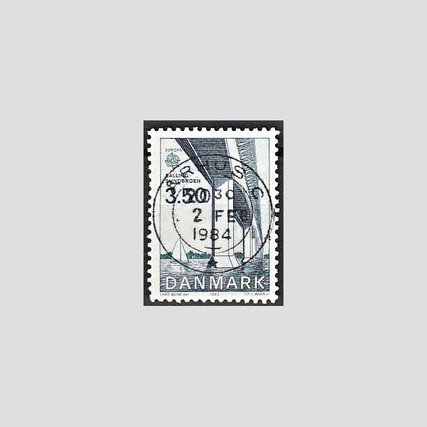 FRIMRKER DANMARK | 1983 - AFA 779 - EU Bygningskunst - 3,50 Kr. bl/grnbl - Pragt Stemplet rhus C