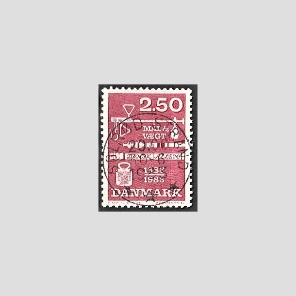 FRIMRKER DANMARK | 1983 - AFA 780 - Mling og vejning - 2,50 Kr. rd - Pragt Stemplet Solrd