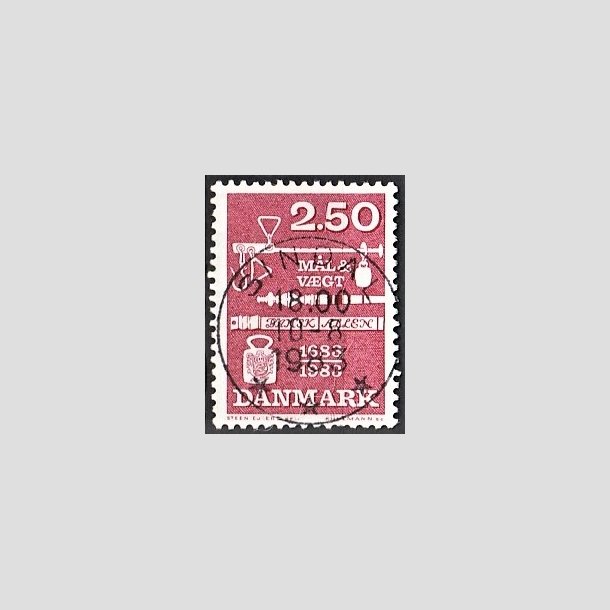 FRIMRKER DANMARK | 1983 - AFA 780 - Mling og vejning - 2,50 Kr. rd - Pragt Stemplet Sindal