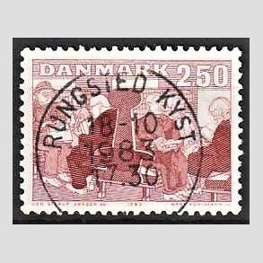 FRIM�RKER DANMARK | 1983 - AFA 786 - �ldre i samfundet - 2,50 Kr. r�d - Pragt Stemplet Rungsted