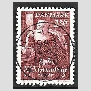 FRIM�RKER DANMARK | 1983 - AFA 787 - N.F.S Grundtvigs - 2,50 Kr. r�d - Pragt Stemplet Roslev