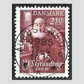 FRIM�RKER DANMARK | 1983 - AFA 787 - N.F.S Grundtvigs - 2,50 Kr. r�d - Pragt Stemplet Augustenborg