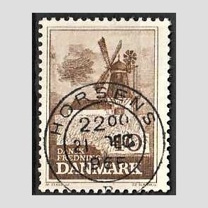 FRIM�RKER DANMARK | 1965 - AFA 440 - Fredning - 40 �re brun - Pragt Stemplet Horsens