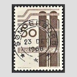 FRIM�RKER DANMARK | 1968 - AFA 474 - Danmarks industri - 50 �re brun - Pragt Stemplet S�nderborg