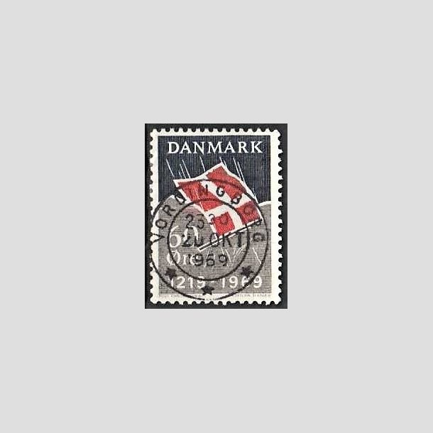 FRIMRKER DANMARK | 1969 - AFA 484 - Dannebrog 750 r - 60 re mrkbl/gr/rd - Pragt Stemplet Vordingborg