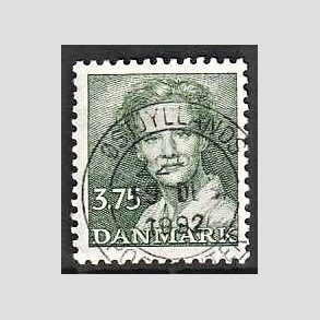 FRIMRKER DANMARK | 1990 - AFA 956 - Dronning Margrethe - 3,75 Kr. grn - Pragt Stemplet