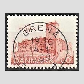FRIM�RKER DANMARK | 1968 - AFA 471 - Koldinghus slot 700 �r - 60 �re r�d - Pragt Stemplet Gren�