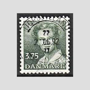 FRIMRKER DANMARK | 1990 - AFA 956 - Dronning Margrethe - 3,75 Kr. grn - Pragt Stemplet