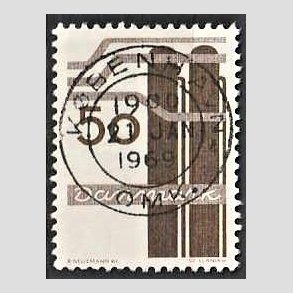 FRIM�RKER DANMARK | 1968 - AFA 474 - Danmarks industri - 50 �re brun - Pragt Stemplet