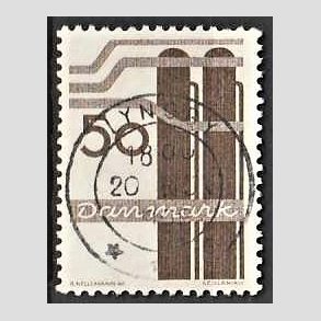 FRIM�RKER DANMARK | 1968 - AFA 474 - Danmarks industri - 50 �re brun - Pragt Stemplet Lyngby