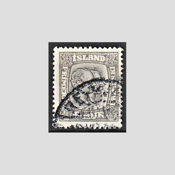 FRIMRKER ISLAND | 1915-18 - AFA 80 - Chr. IX og Frederik VIII - 6 aur gr tk. 14 - Stemplet