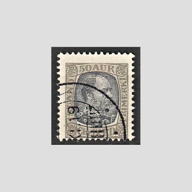 FRIMRKER ISLAND | 1902-04 - AFA 44 - Kong Chr. IX - 50 aur gr/blgr - Stemplet