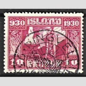 FRIMRKER ISLAND | 1930 - AFA 139 - Alting 1000 rs jubilum - 10 kr. rdlilla - Stemplet