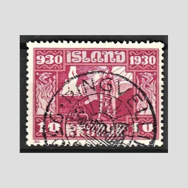 FRIMRKER ISLAND | 1930 - AFA 139 - Alting 1000 rs jubilum - 10 kr. rdlilla - Stemplet