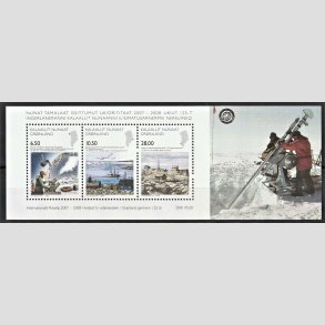 FRIM�RKER GR�NLAND | 2008 - AFA 522 - Videnskab IV - Miniark 45,00 flerfarvet - Postfrisk