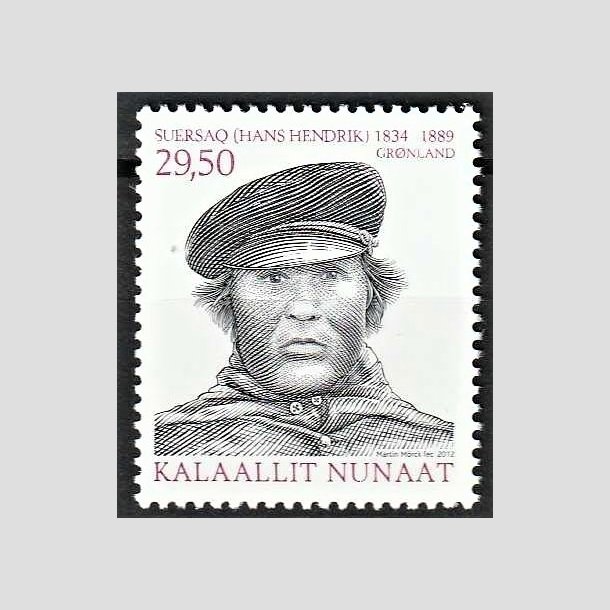 FRIMRKER GRNLAND | 2012 - AFA 629 - Ekspeditioner X. - 29,50 kr. flerfarvet - Postfrisk