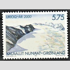FRIM�RKER GR�NLAND | 1999 - AFA 349 - Gr�nland �r 2000. - 5,75 kr. flerfarvet - Postfrisk