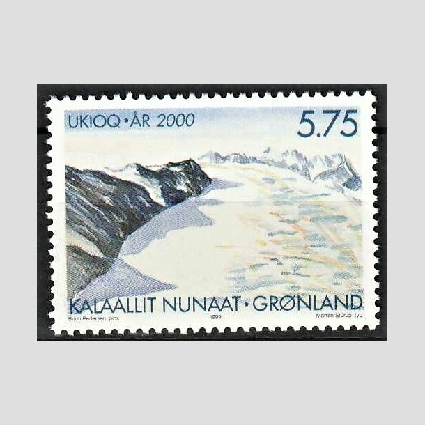 FRIMRKER GRNLAND | 1999 - AFA 349 - Grnland r 2000. - 5,75 kr. flerfarvet - Postfrisk