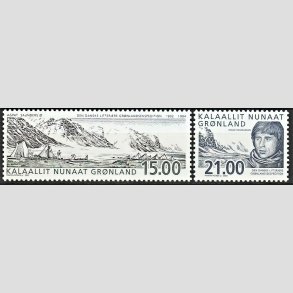 FRIM�RKER GR�NLAND | 2003 - AFA 401,402 - Ekspeditioner I. - 15,00 + 21,00 kr. flerfarvet - Postfrisk