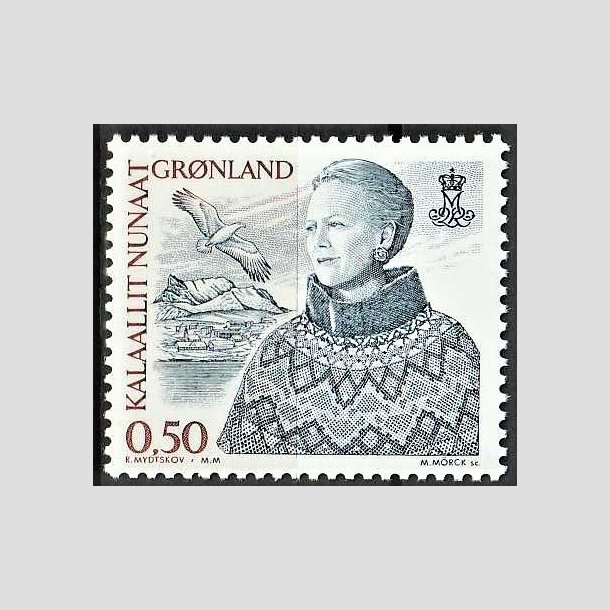 FRIMRKER GRNLAND | 2002 - AFA 398 - Dagligserie. - 0,50 kr. flerfarvet - Postfrisk