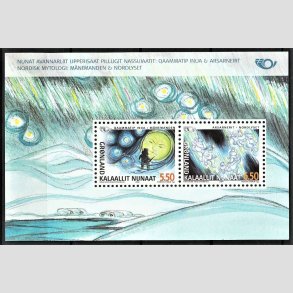 FRIM�RKER GR�NLAND | 2004 - AFA 420 - Nordisk mytologi I. - Miniark flerfarvet - Postfrisk