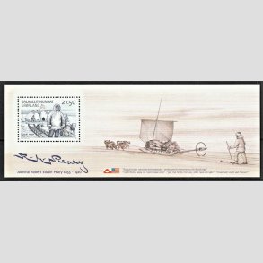 FRIM�RKER GR�NLAND | 2005 - AFA 454 - Ekspeditioner III. - Miniark 27,50 kr. flerfarvet - Postfrisk