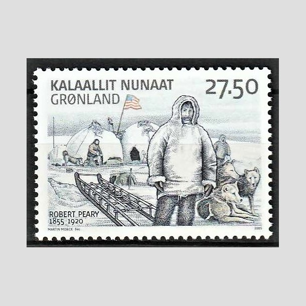 FRIMRKER GRNLAND | 2005 - AFA 453 - Ekspeditioner III -27,50 kr. flerfarvet - Postfrisk