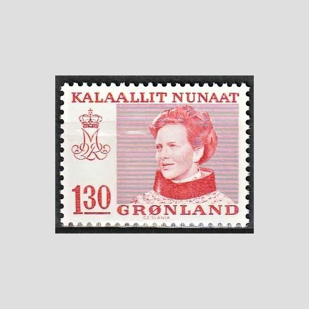 FRIMRKER GRNLAND | 1979 - AFA 113 - Dronning Margrethe - 130 re rd - Postfrisk