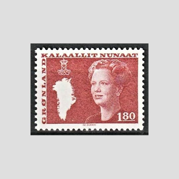 FRIMRKER GRNLAND | 1982 - AFA 135 - Dronning Margrethe - 180 re rd - Postfrisk