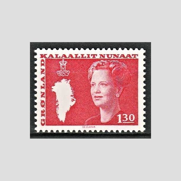 FRIMRKER GRNLAND | 1980 - AFA 121 - Dronning Margrethe - 130 re rd - Postfrisk