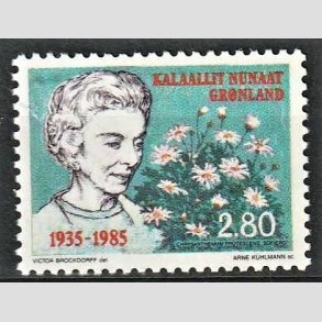 FRIM�RKER GR�NLAND | 1985 - AFA 159 - Dronning Ingrid - 2,80 kr. flerfarvet - Postfrisk