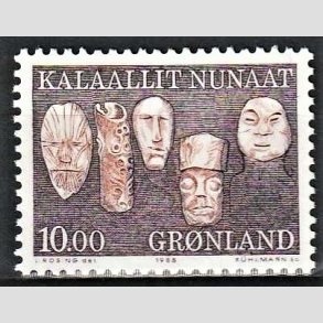 FRIM�RKER GR�NLAND | 1988 - AFA 188 - Etnografi - 10,00 kr. lilla - Postfrisk