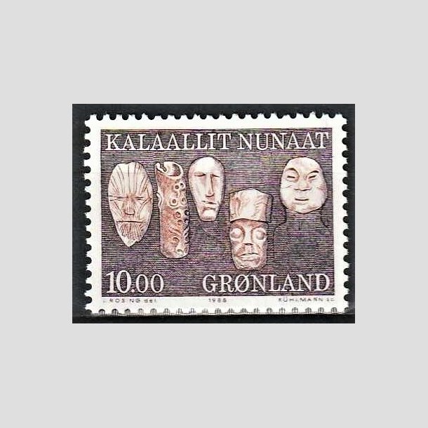 FRIMRKER GRNLAND | 1988 - AFA 188 - Etnografi - 10,00 kr. lilla - Postfrisk