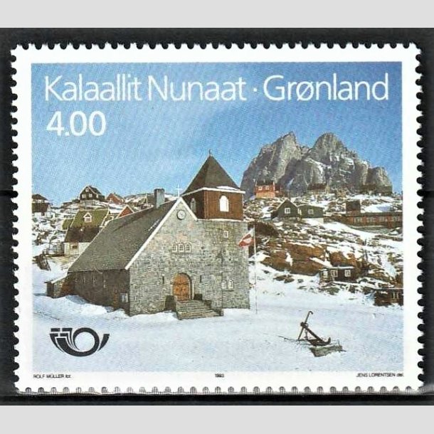 FRIMRKER GRNLAND | 1993 - AFA 235 - Turisme - 4,00 kr. flerfarvet - Postfrisk