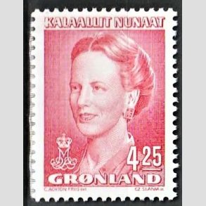FRIM�RKER GR�NLAND | 1996 - AFA 285 - Dronning Margrethe. - 4,25 kr. r�d - Postfrisk